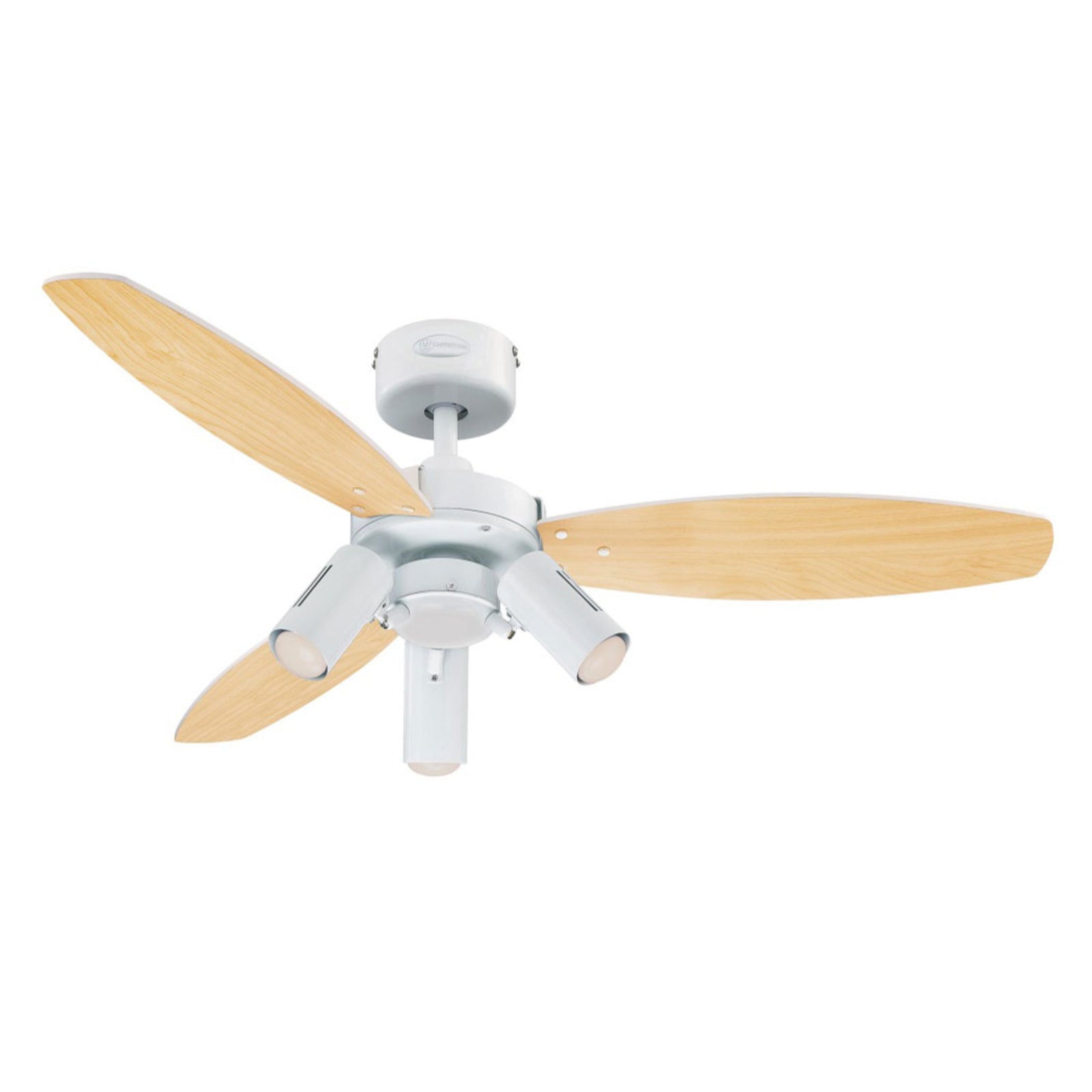 Takvifte Jet Plus med 3 spotter hvit Ø105 cm bakside