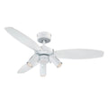 Takvifte Jet Plus med 3 spotter hvit Ø105 cm front