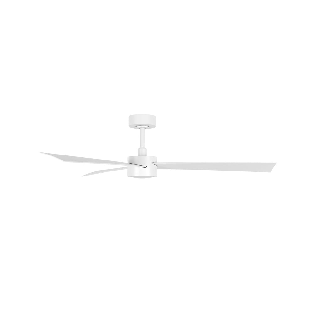 Takvifte med LED-lys Climate IV dimbar Ø132 cm hvit - Beacon Lighting bakside