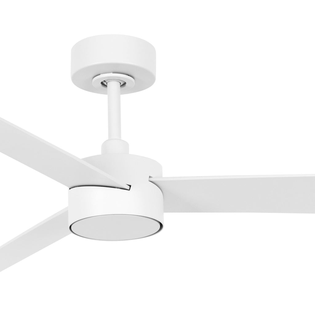 Takvifte med LED-lys Climate IV dimbar Ø132 cm hvit - Beacon Lighting montert i tak
