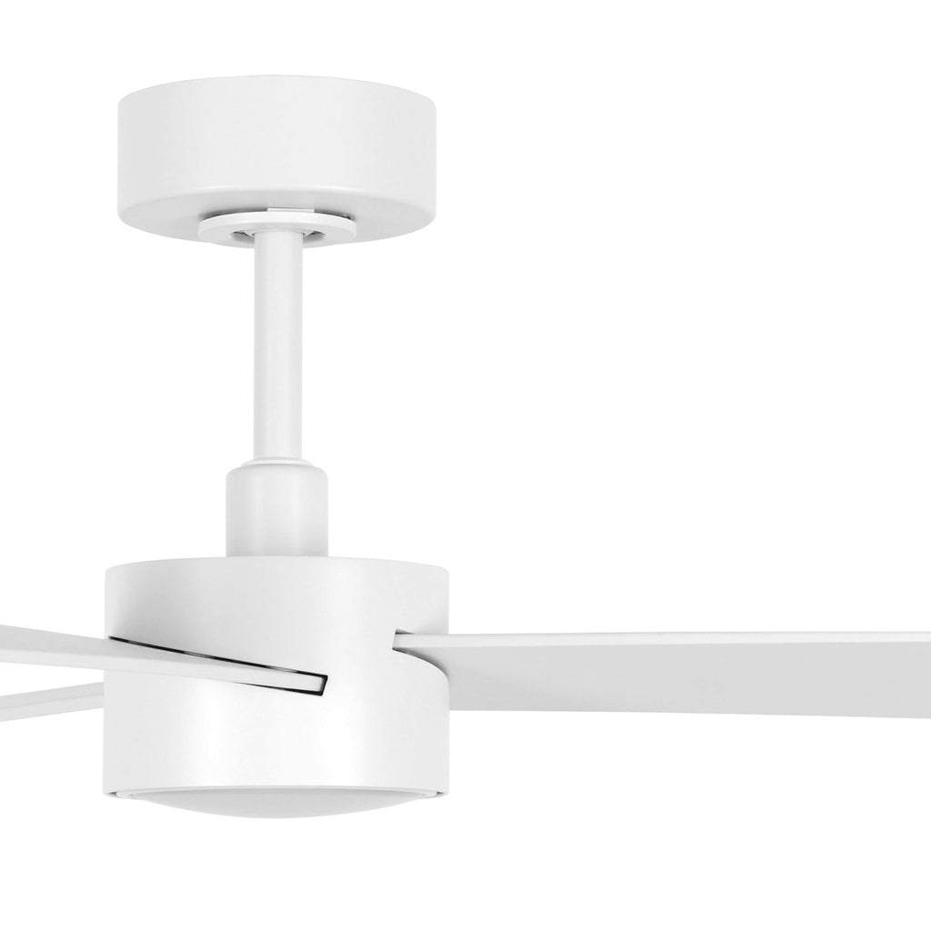 Takvifte med LED-lys Climate IV dimbar Ø132 cm hvit - Beacon Lighting nærbilde av LED-lys
