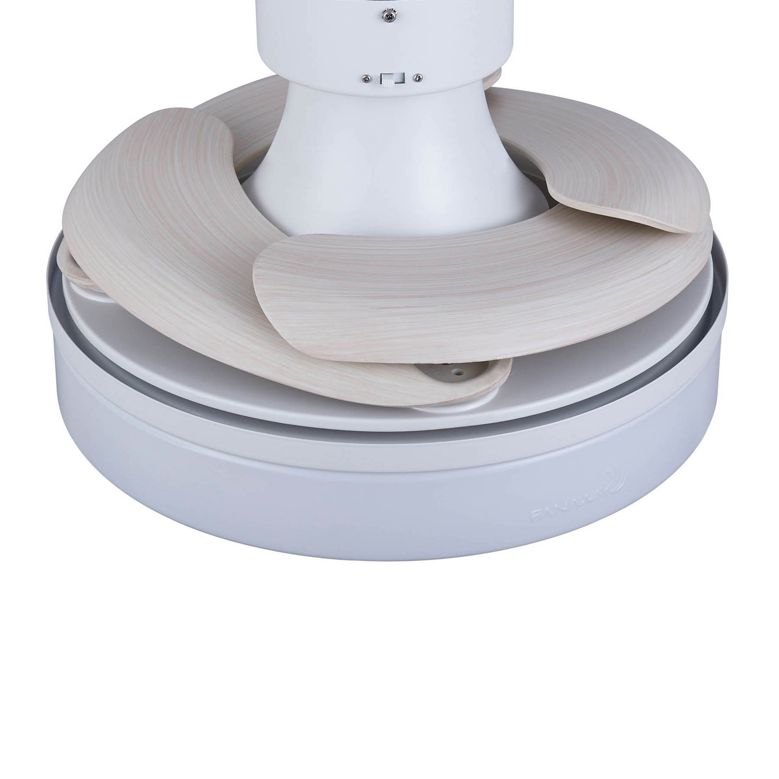 Fjernkontroll til takvifte med LED-lys dimbar Fanaway Orbit hvit Ø91 cm