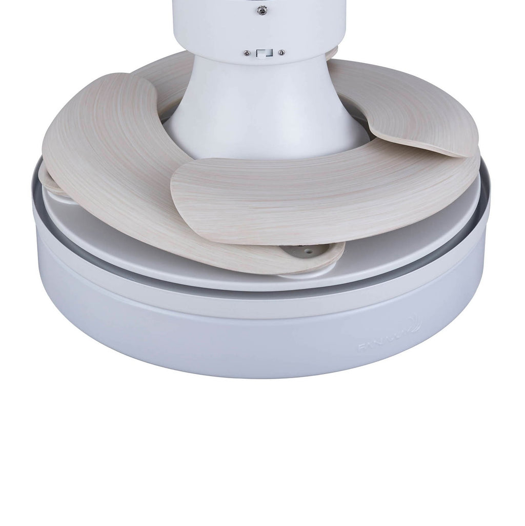 Fjernkontroll til takvifte med LED-lys dimbar Fanaway Orbit hvit Ø91 cm