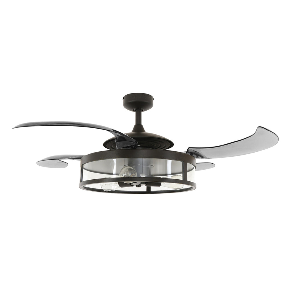 Takvifte med LED-lys Fanaway Classic Ø122 cm svart detalj