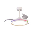 Takvifte LED North dimbar hvit Ø91 cm CCT RGB fjernkontroll sett forfra