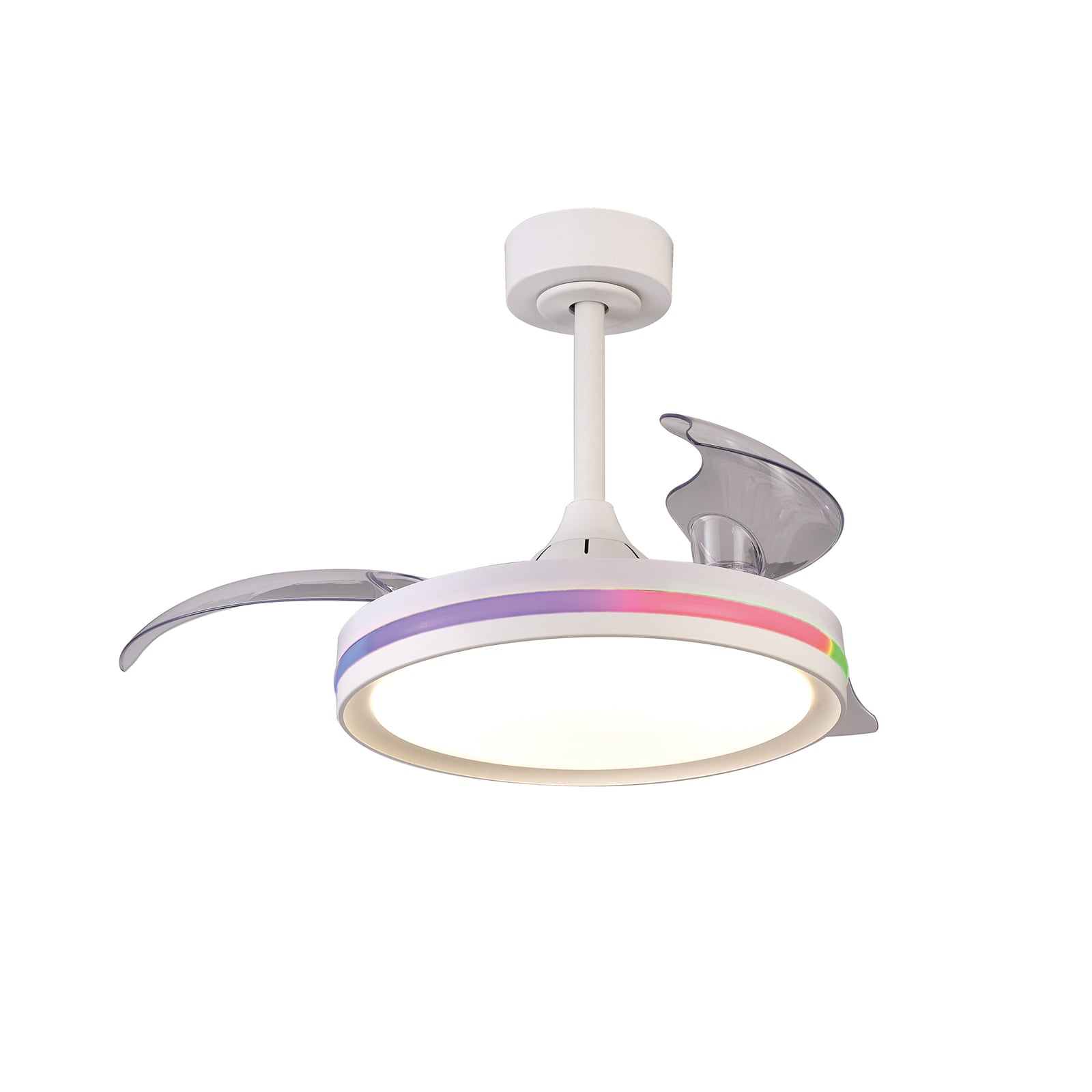 Takvifte LED North dimbar hvit Ø91 cm CCT RGB fjernkontroll sett forfra