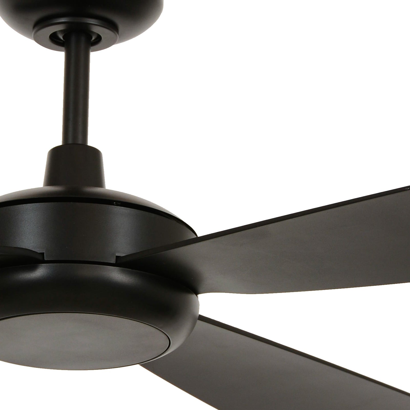 Nærbilde av LED-lyskilde i Takvifte LED Slipstream dimbar svart Ø107 cm