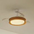 Takvifte Lineta LED dimbar CCT tau hvit Ø103 cm forfra