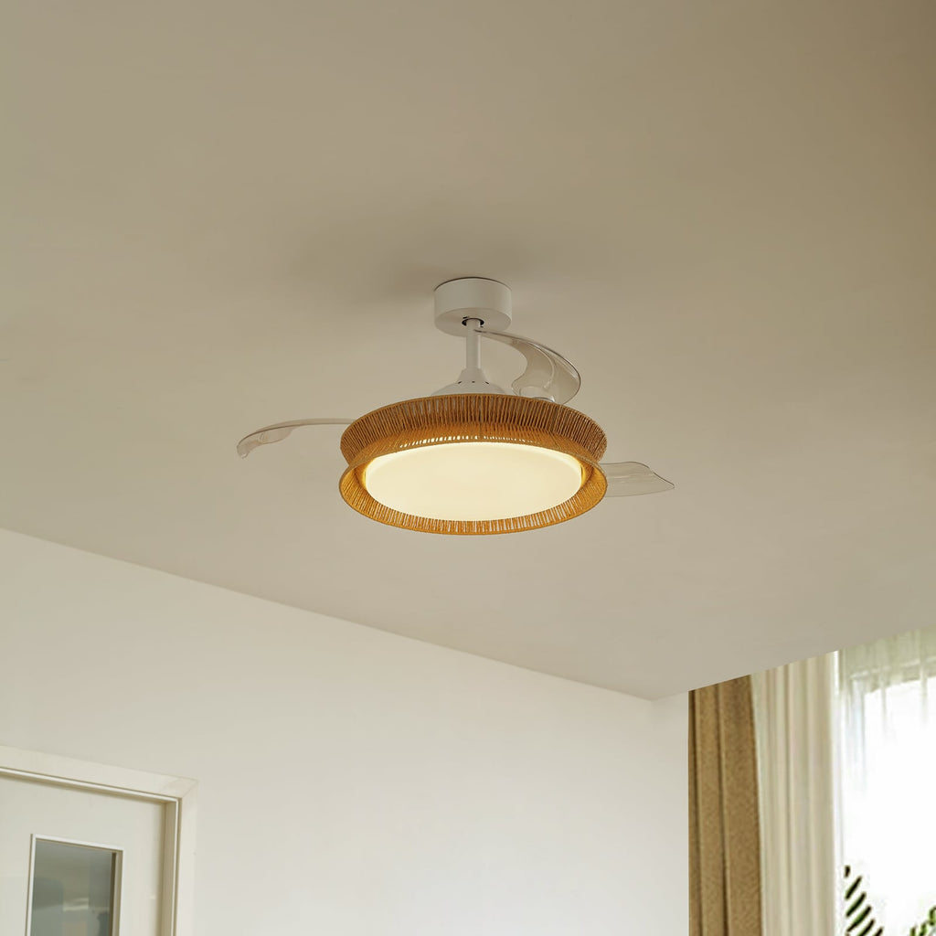 Takvifte Lineta LED dimbar CCT tau hvit Ø103 cm bakside