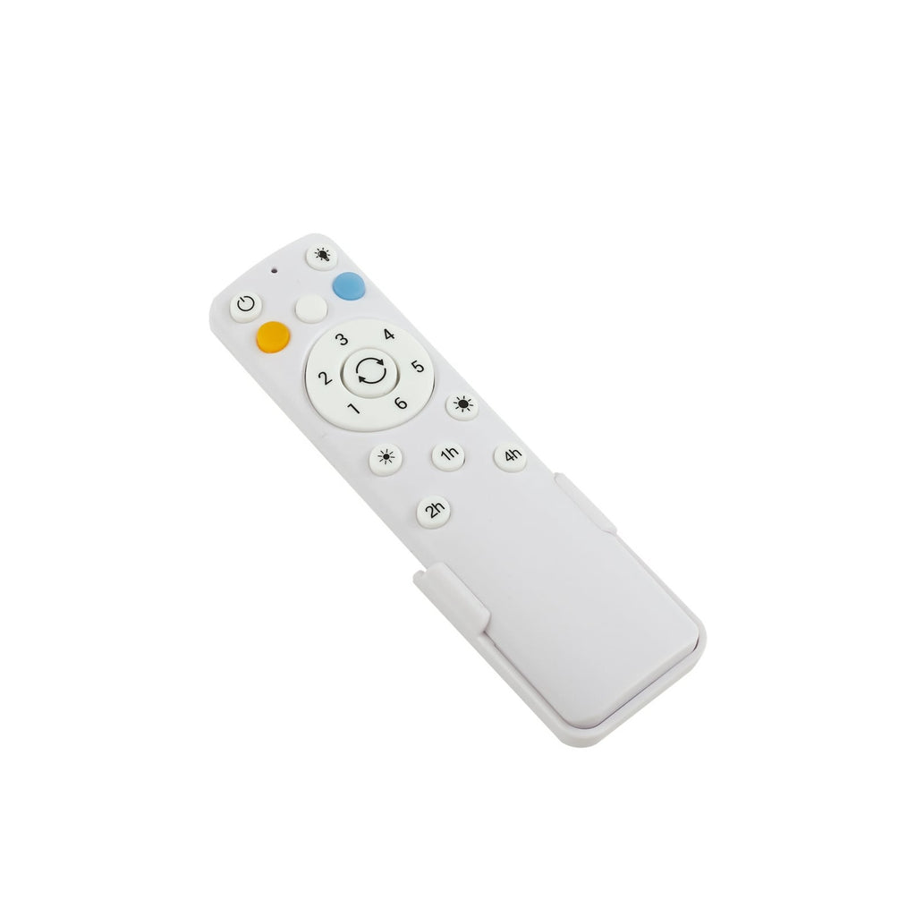Takvifte Lineta LED dimbar CCT tau hvit Ø103 cm med lyset på