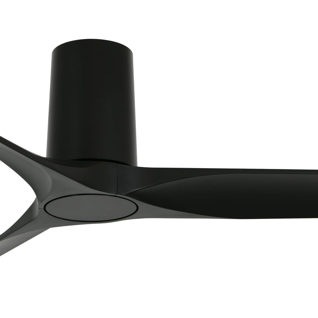 Takvifte Londo svart DC-motor Ø132 cm fjernkontroll
