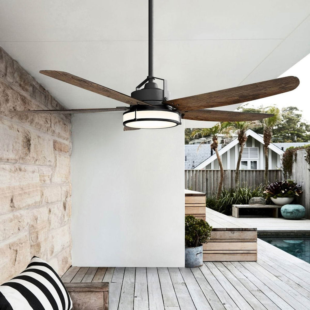 Takvifte Louisville LED dimbar bronse Ø158 cm forfra