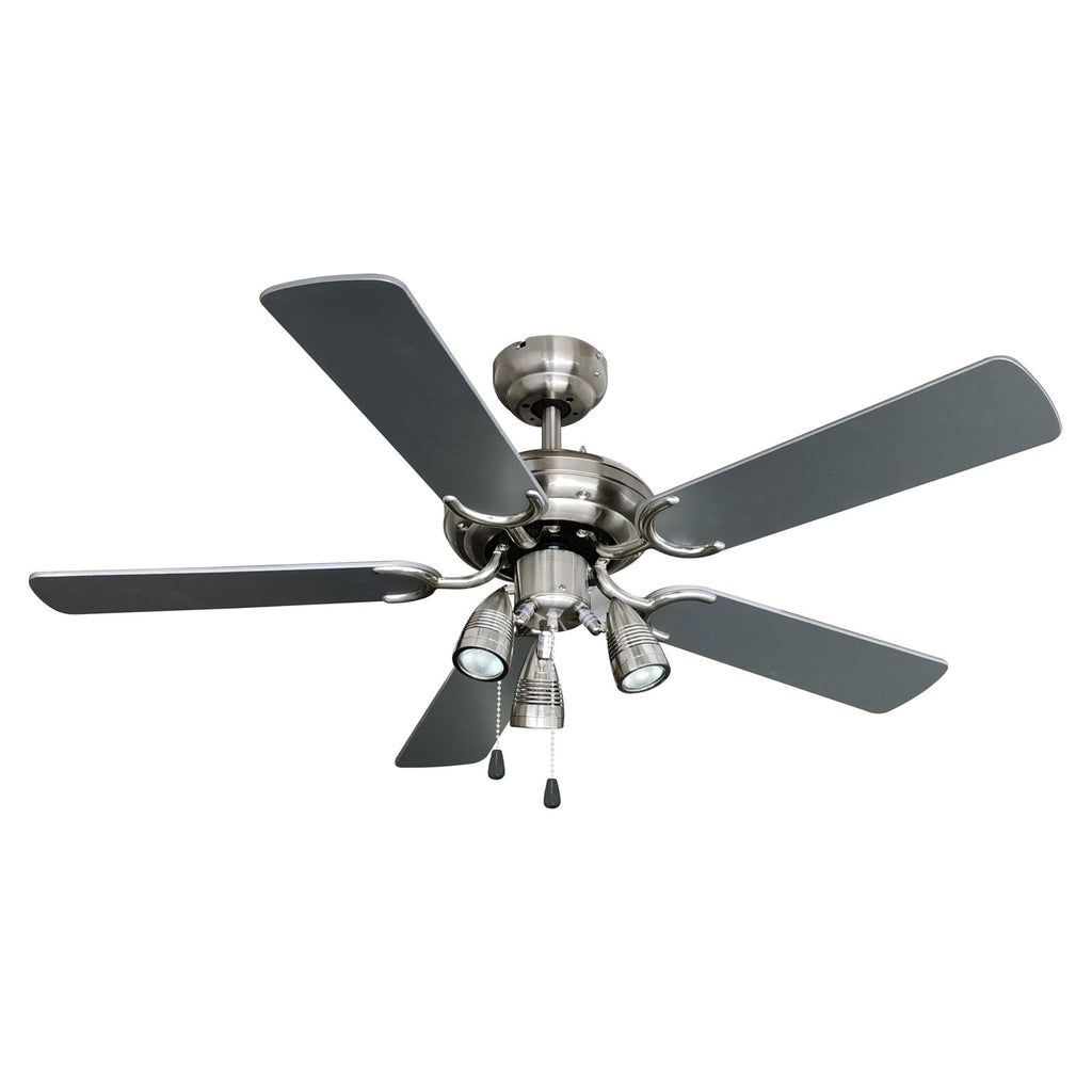 Takvifte med lys Anariki sølv/svart GU10 Ø108 cm detalj av kontrollbryter
