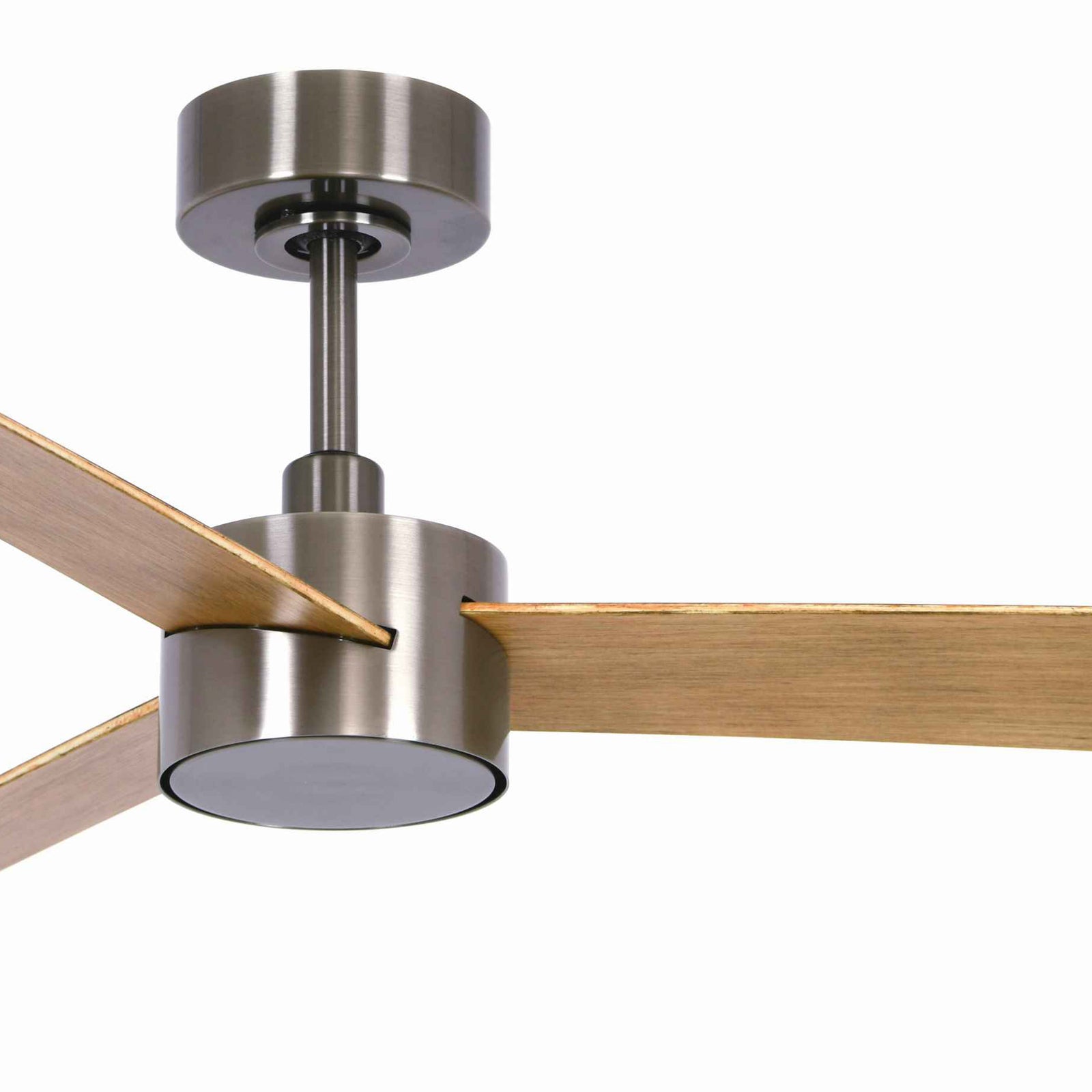 Montert Takvifte med LED-lys Climate IV dimbar nikkel/teak i rom