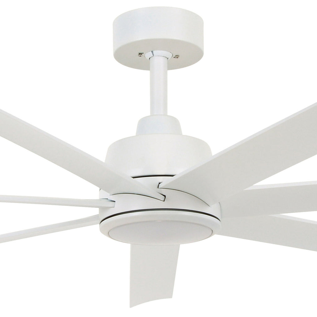 Detaljbilde av Takvifte med lys Atlanta LED dimbar hvit Ø142 cm