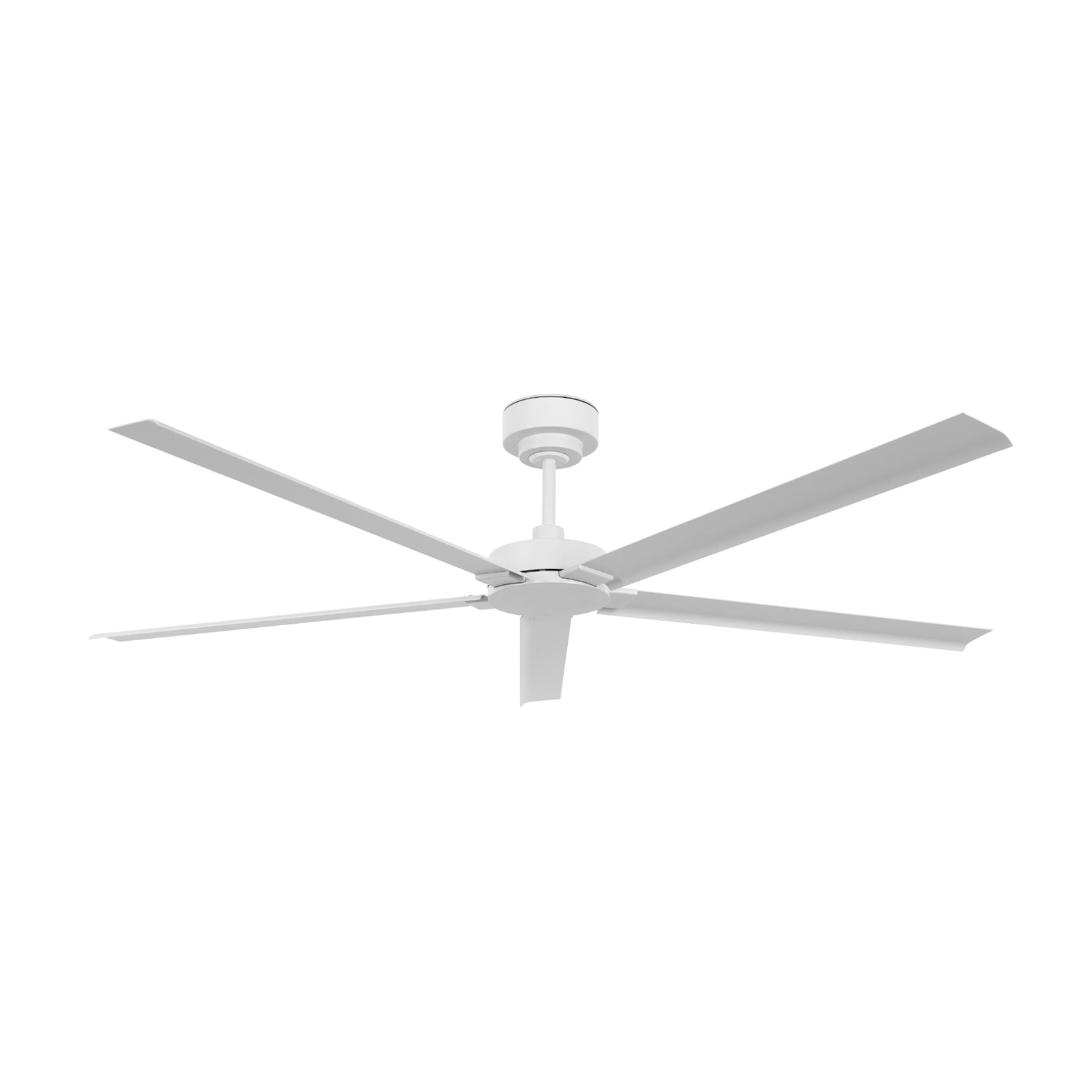 Takvifte Monza hvit aluminium DC Ø152 cm forfra