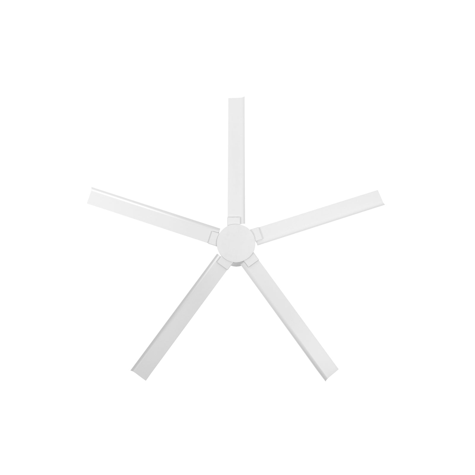 Takvifte Monza hvit aluminium DC Ø152 cm montert i rom