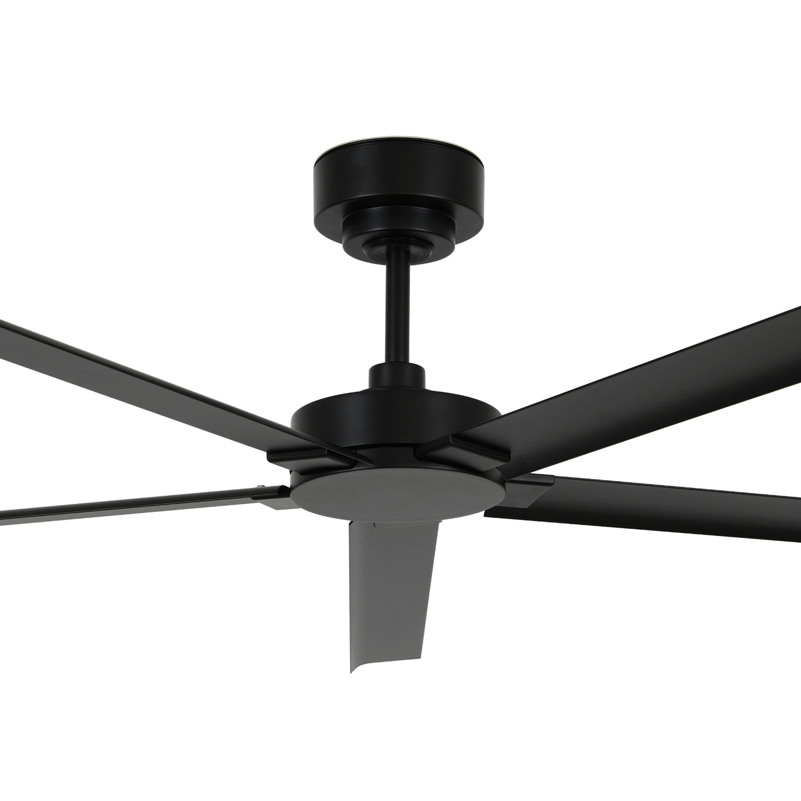 Takvifte Monza svart DC aluminium detalj av blader