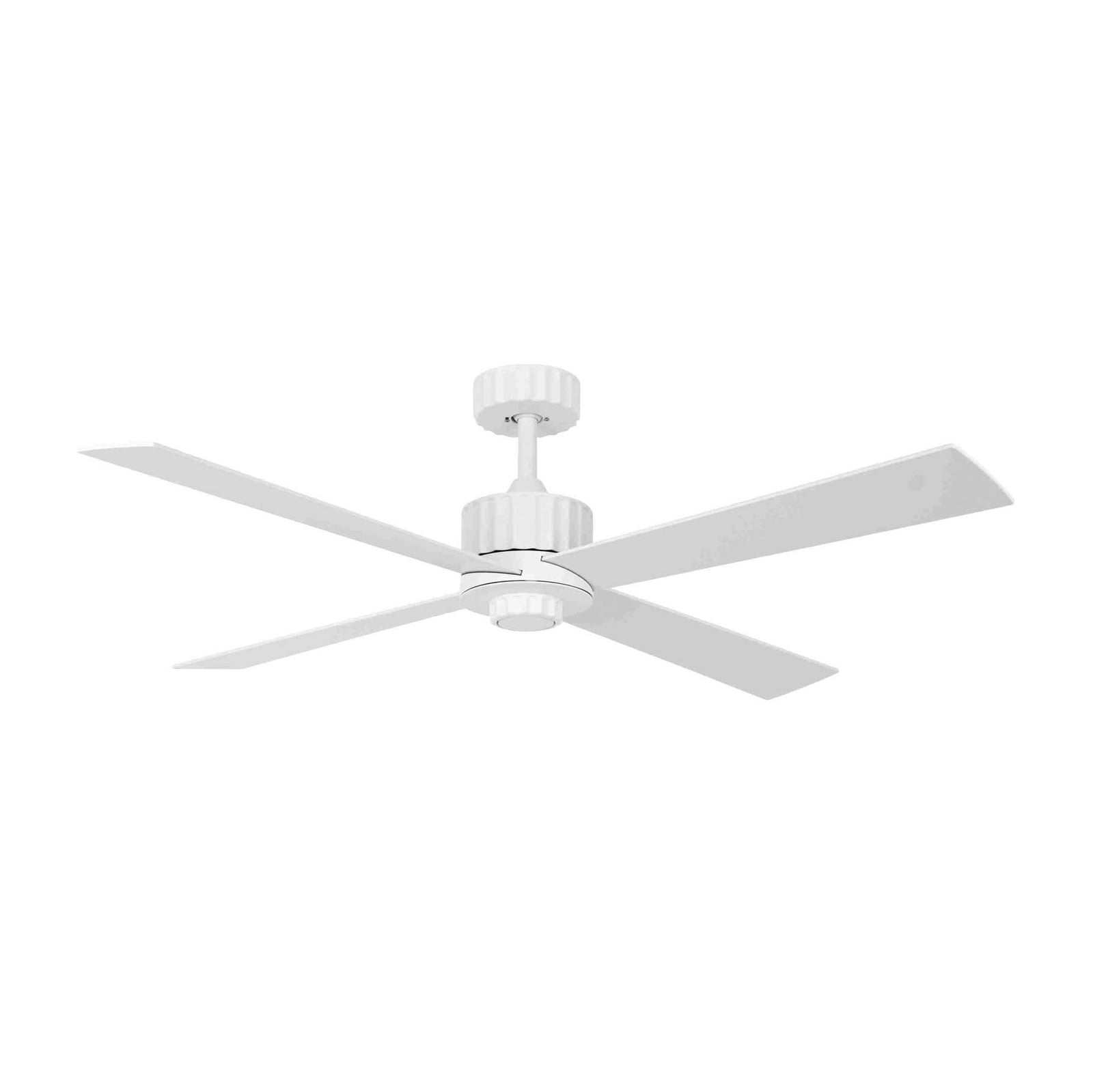 Bakside av Takvifte Newport LED med fjernkontroll eik/hvit Ø137 cm