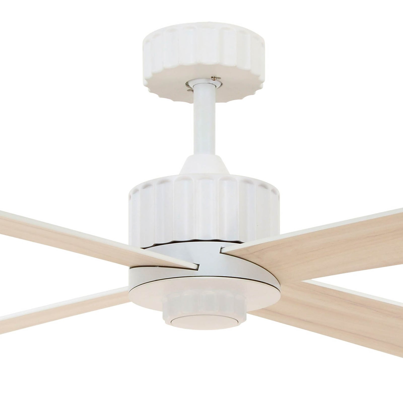 Detaljbilde av Takvifte Newport LED med fjernkontroll eik/hvit Ø137 cm