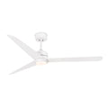 Takvifte Nu med LED-lys og fjernkontroll Ø132 cm hvit forfra