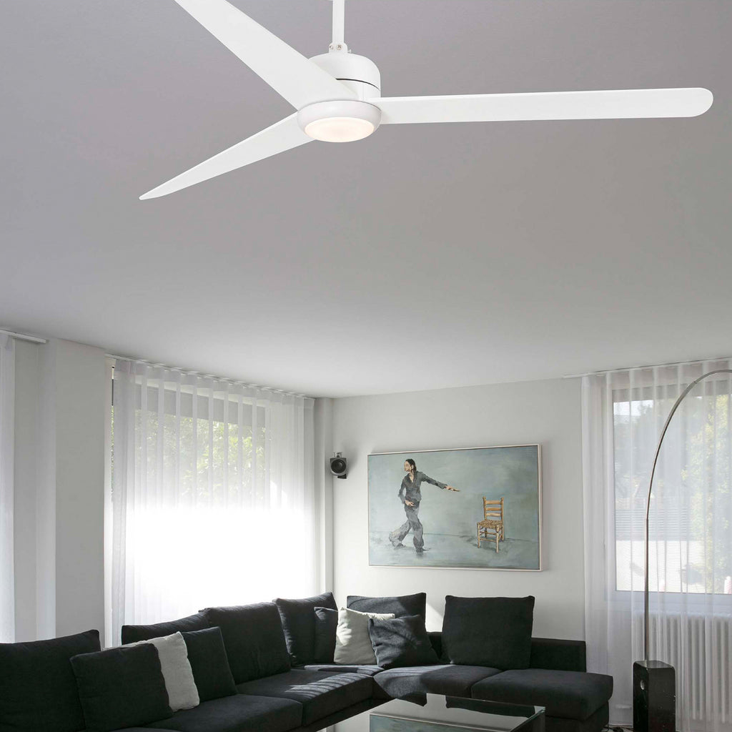 Takvifte Nu med LED-lys og fjernkontroll Ø132 cm hvit detalj