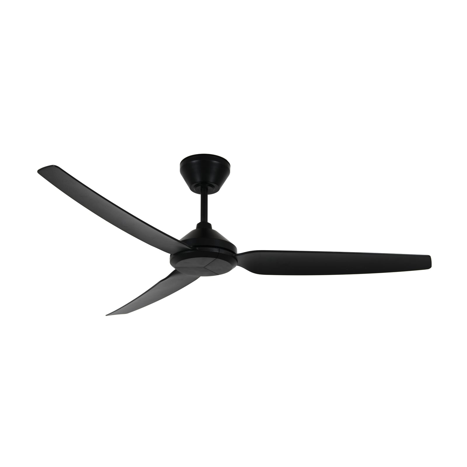 Takvifte Polis svart DC Ø137 cm IP55 med fjernkontroll forfra