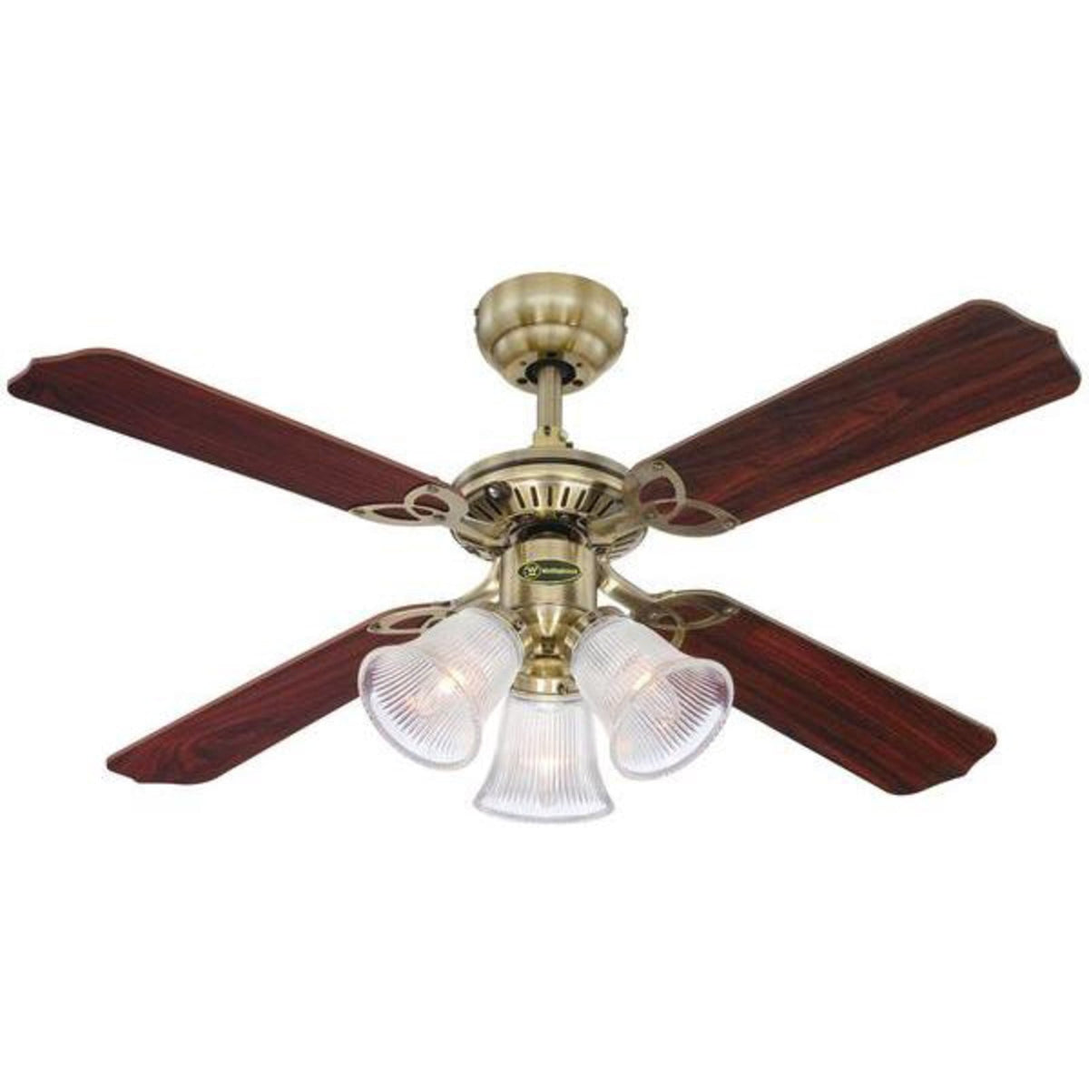 Takvifte Princess Trio med lys 3xE14 opalglass Ø105 cm front