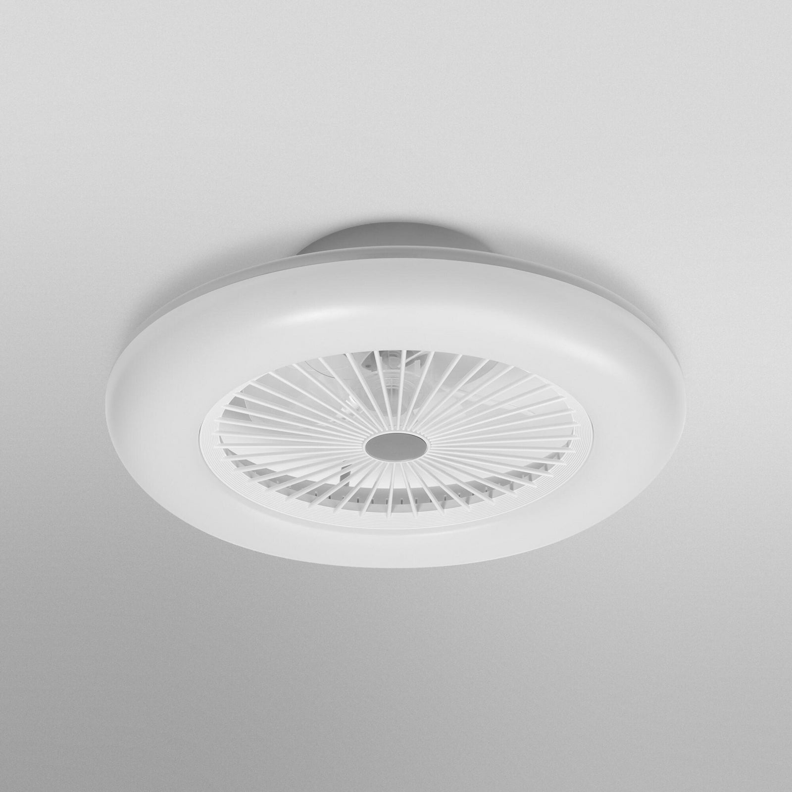 Detalj av takvifte med lys ROUND LED WiFi CCT dimbar Ø55 cm OSRAM SMART+