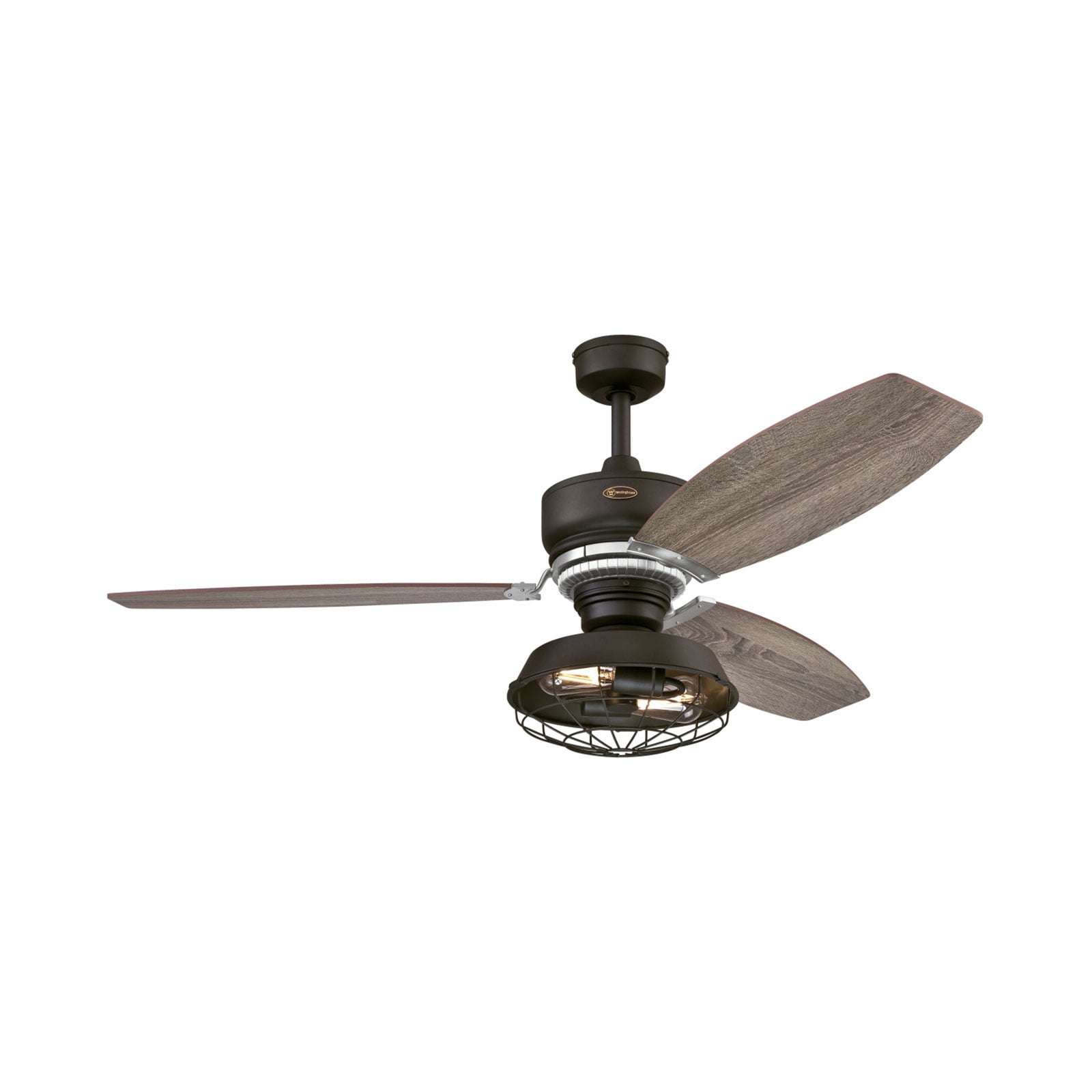 Takvifte Welford LED dimbar vintage bronse Ø137 cm forfra
