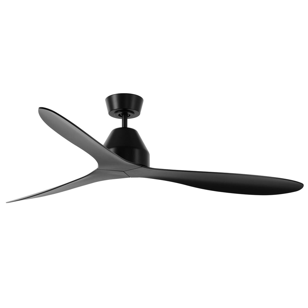 Takvifte Whitehaven svart Ø142 cm med fjernkontroll forfra