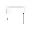 Theben theMura adapterramme for Gira System 55 hvit forfra