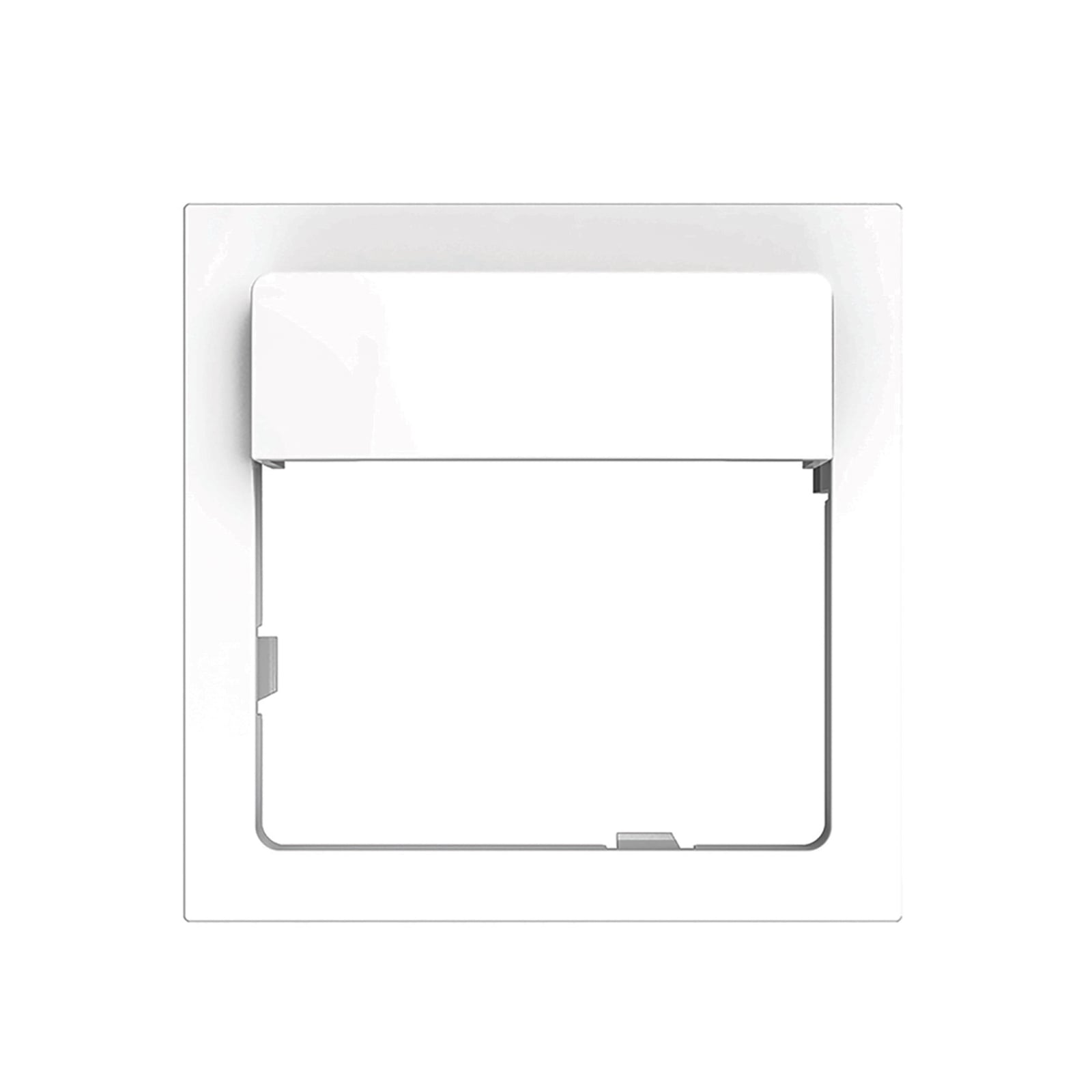 Theben theMura adapterramme for Gira System 55 hvit forfra