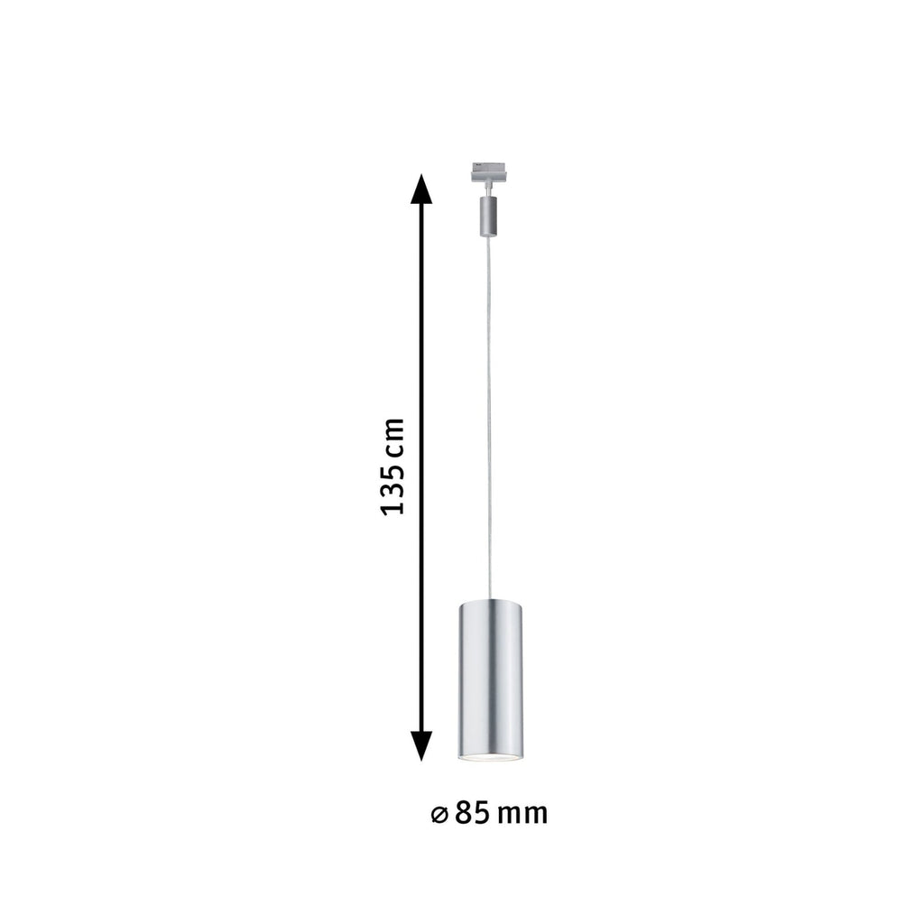 URail Barrel LED-pendellampe matt krom detalj