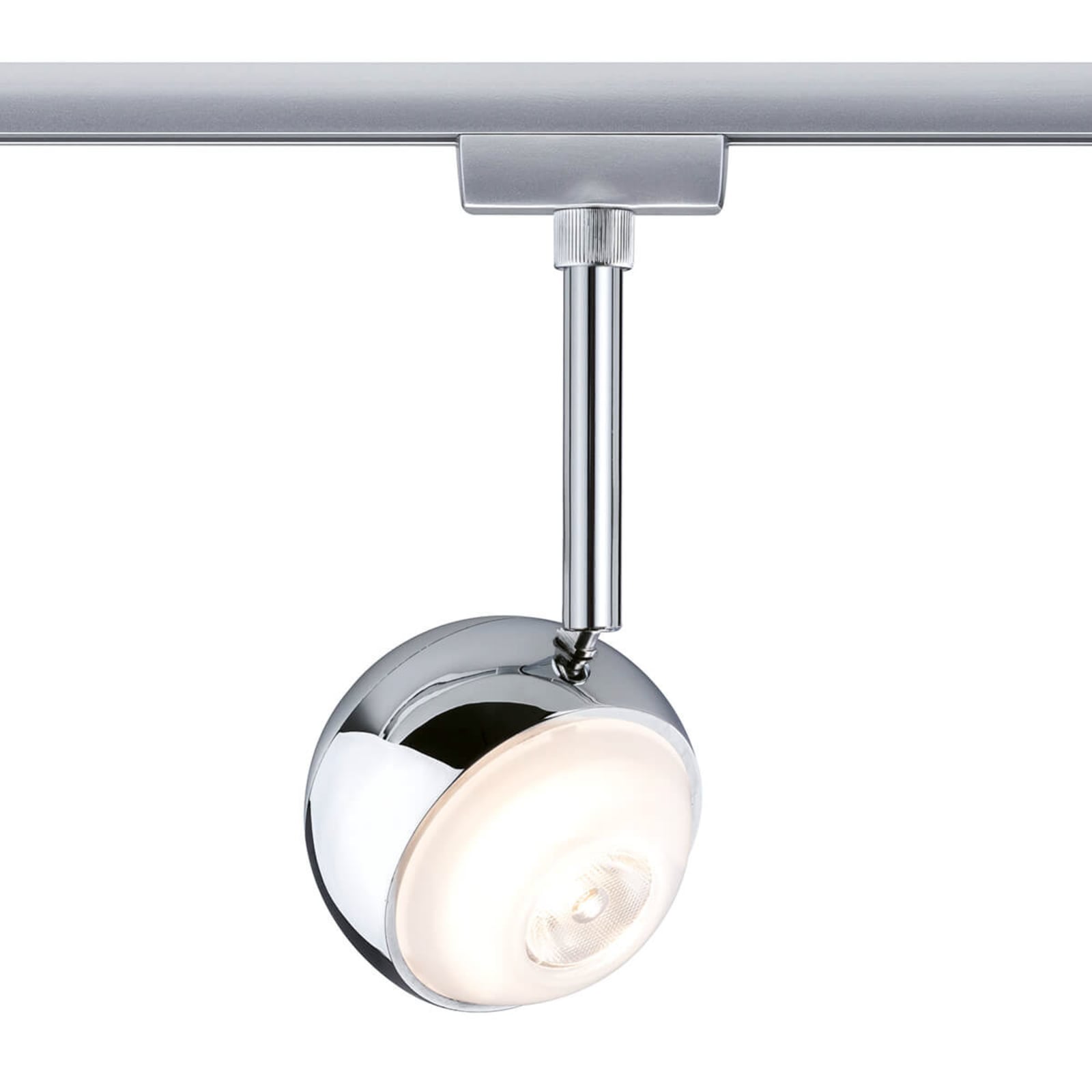 URail Capsule II LED-spot dimbar krom 6W varmhvit forfra