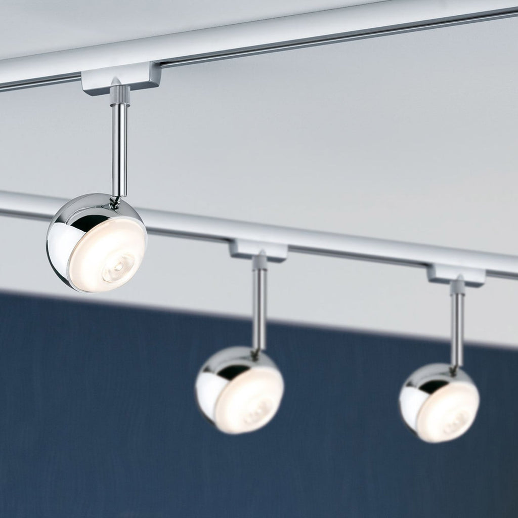 URail Capsule II LED-spot dimbar krom 6W varmhvit nærbilde