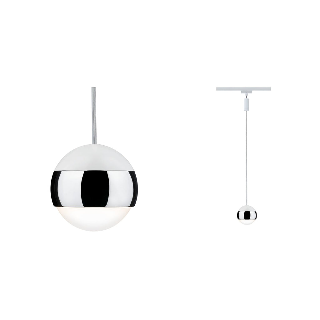 URail Capsule II pendellampe hvit/krom front