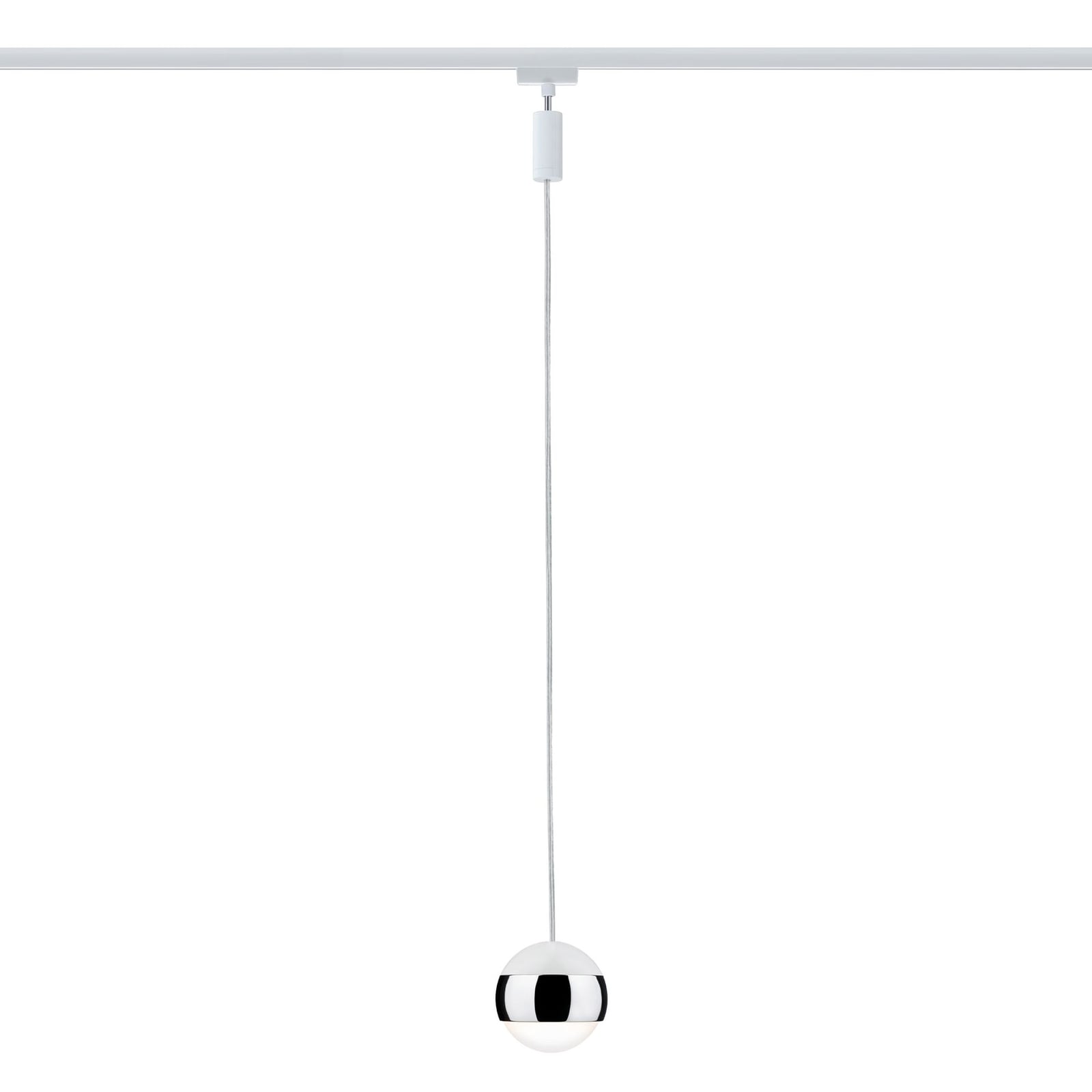 URail Capsule II pendellampe hvit/krom detalj