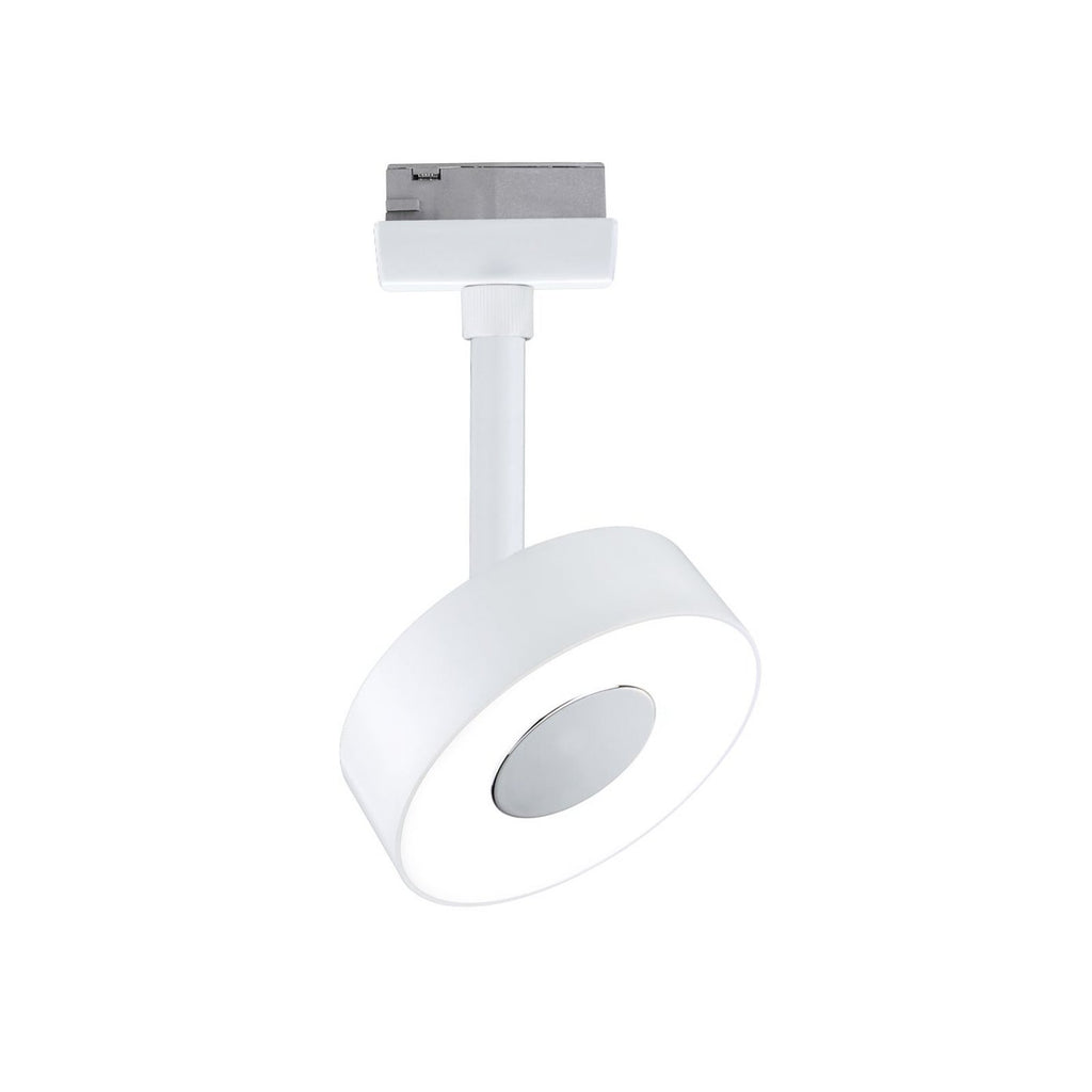 URail Circle LED-spot dimbar hvit forfra