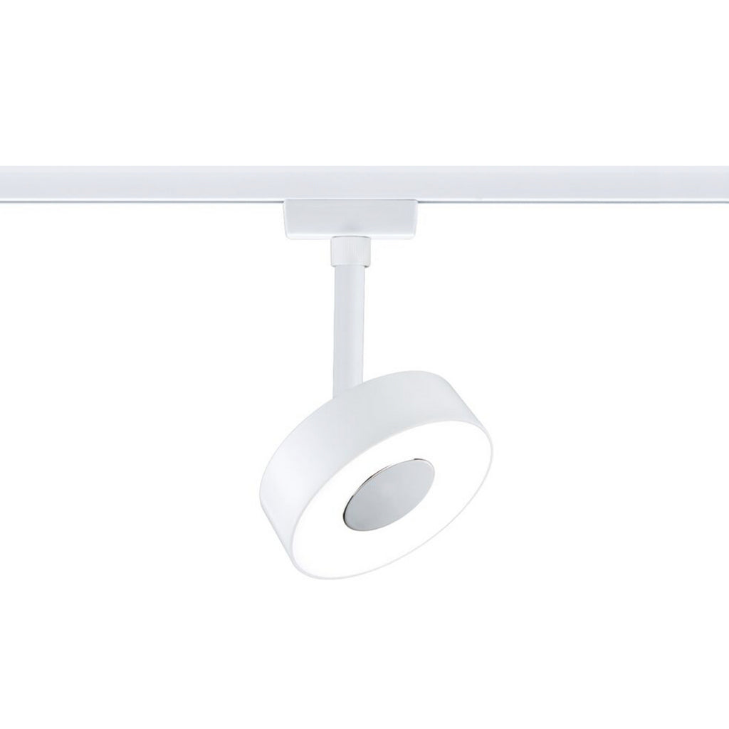 URail Circle LED-spot dimbar hvit nærbilde
