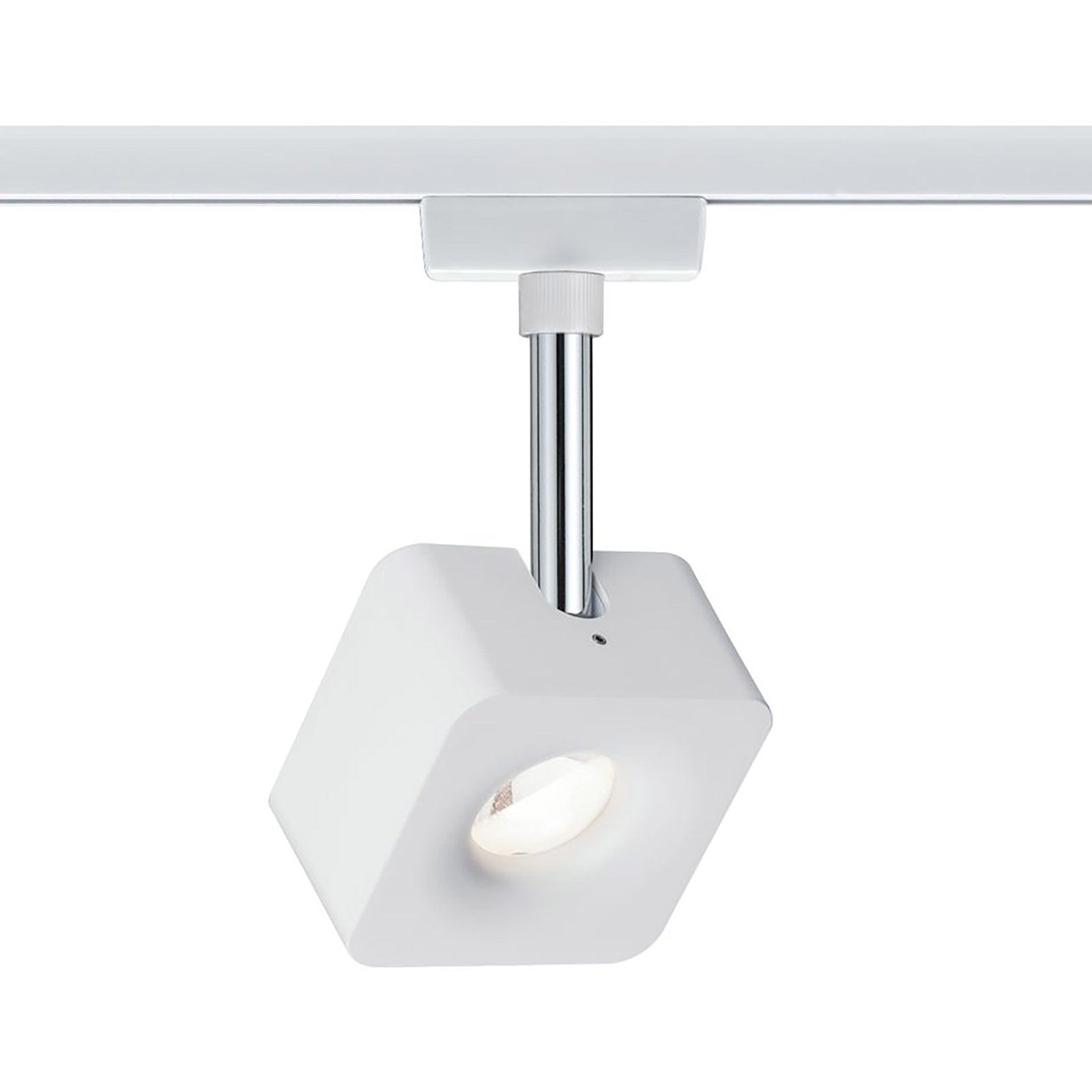 URail Cube LED-spot dimbar hvit 2700K 8W - Paulmann forfra