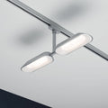 URail Dipper LED-spot 2-lys dimbar matt krom Paulmann forfra