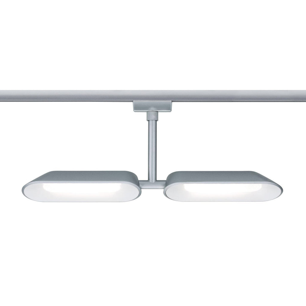 Montert URail Dipper LED-spot 2-lys dimbar matt krom Paulmann i tak