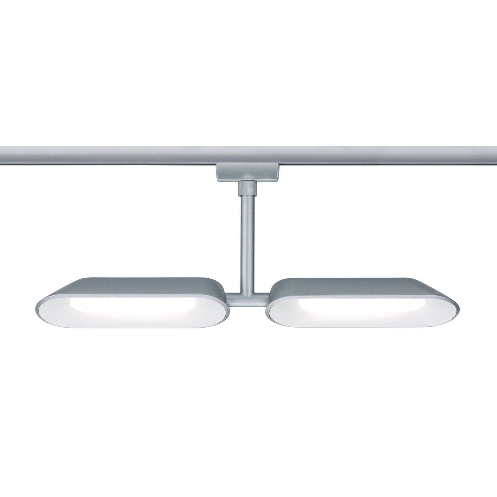 Montert URail Dipper LED-spot 2-lys dimbar matt krom Paulmann i tak