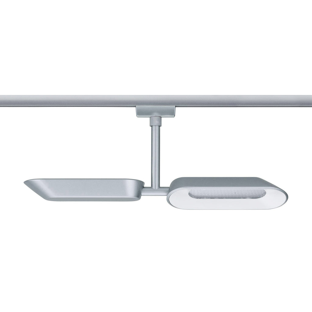Sidebilde av URail Dipper LED-spot 2-lys dimbar matt krom Paulmann