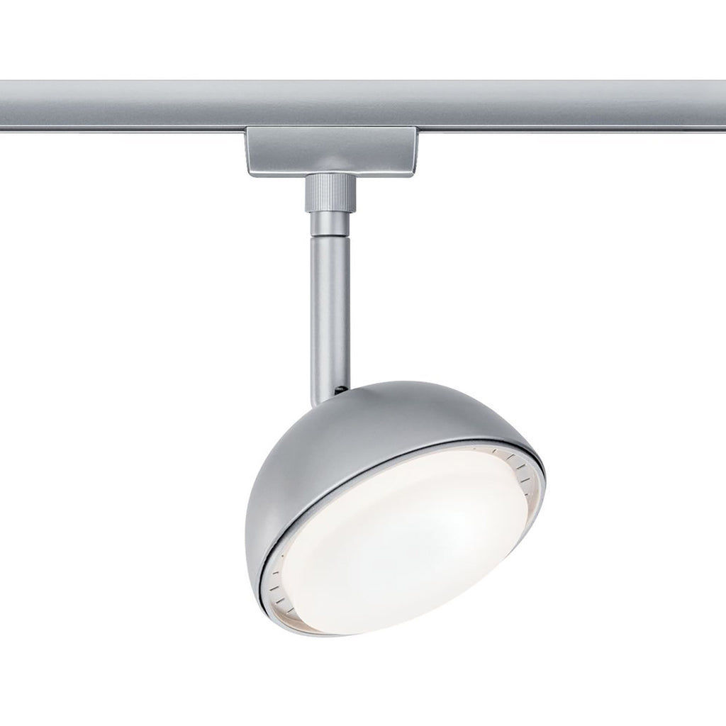 URail Hemi LED-spot krom matt 3000K Ø10 cm forfra