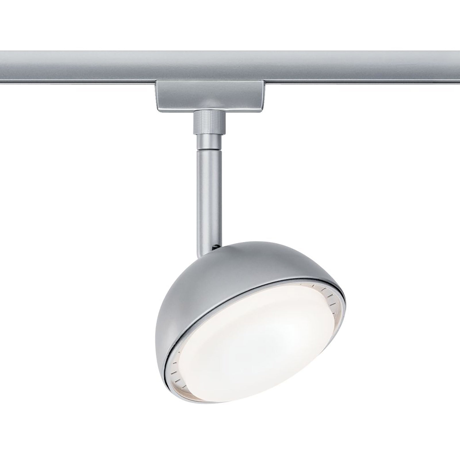 URail Hemi LED-spot krom matt 3000K Ø10 cm forfra