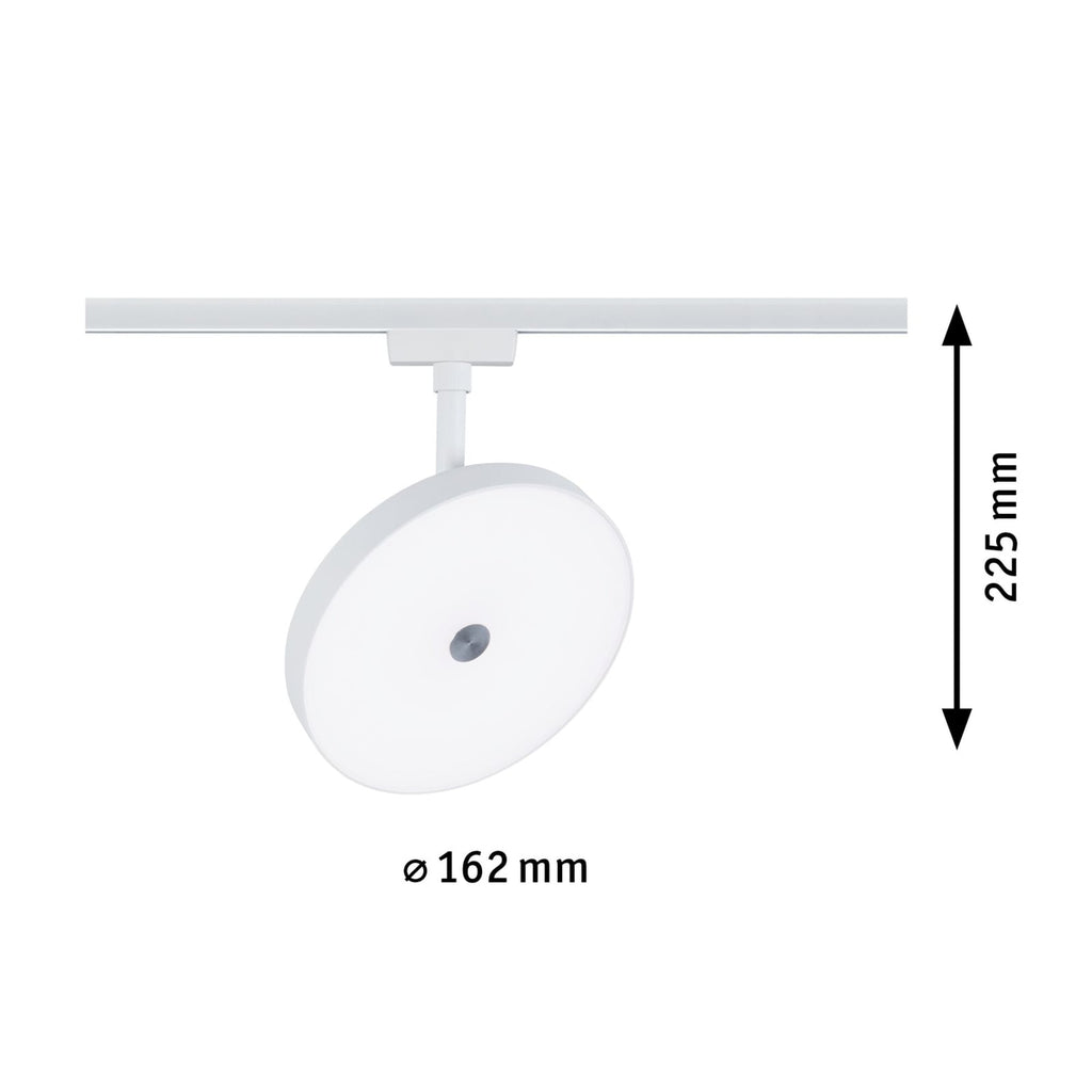 URail Hildor LED-spot dimbar hvit Ø16 cm montert i tak