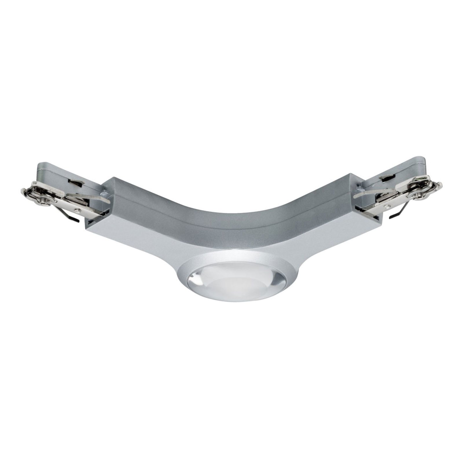 URail LED L-kobling dimbar matt krom 5,8W varmhvit bakside
