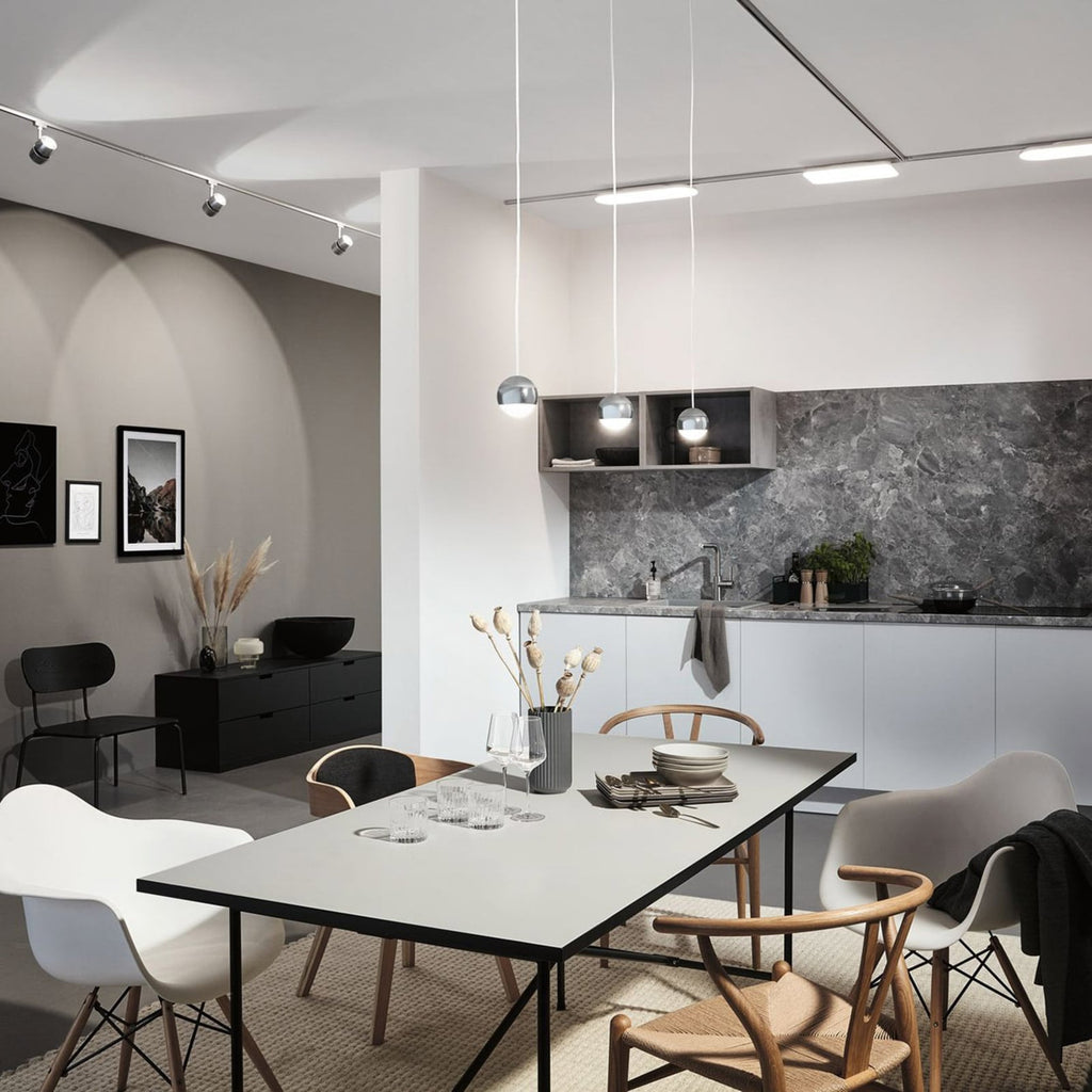 URail LED pendellampe Capsule II krom dimbar funksjon